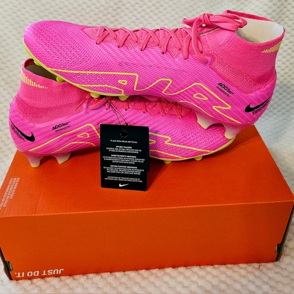Nike Zoom Mercurial Superfly 9 Elite AG-Pro “Pink Blast” FD0245-605 Men Size 10 - Picture 5 of 11